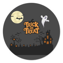 Haunted Hill | Classic Halloween House Silhouette