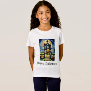 Haunted Hollow & Moon  T-Shirt
