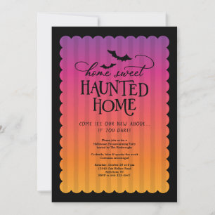 Haunted Home Halloween Housewarming Party Invitation
