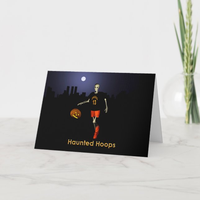 Haunted Hoops Card (Front)