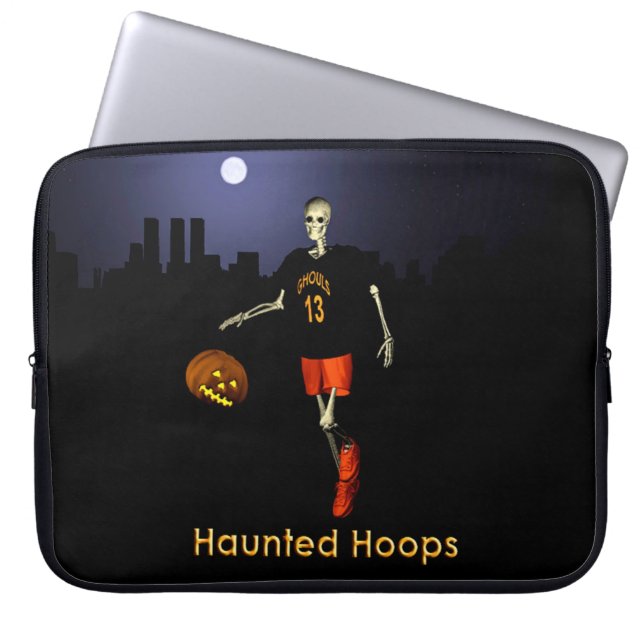 Haunted Hoops Laptop Sleeve (Front)