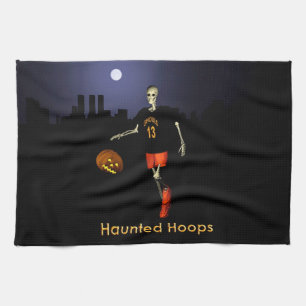 Haunted Hoops Tea Towel