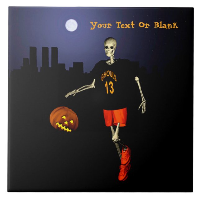 Haunted Hoops Tile (Front)