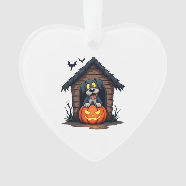 Haunted Hound House Ornament (Front)