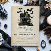 Haunted House Annual Halloween Party Invitation