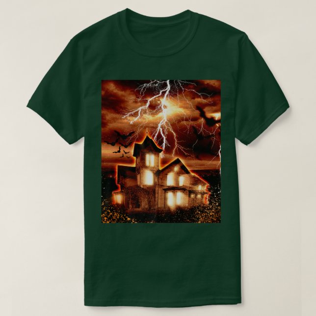 Haunted House Blitz and Thunder  T-Shirt (Design Front)