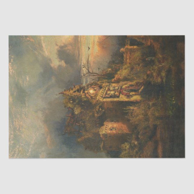Haunted House (by Thomas Moran) Tissue Paper (Front)
