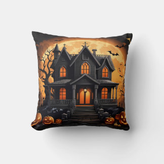 Haunted house cushion