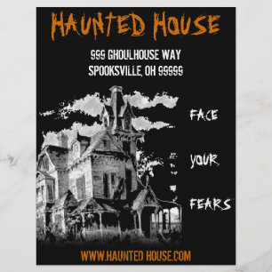 HAUNTED HOUSE FLYER