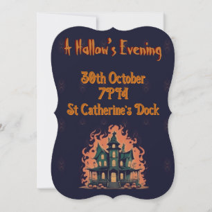 Haunted House Hallowed Evening Invitation