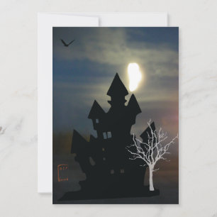 Haunted House Halloween Invitation