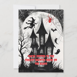 Haunted House Halloween  Invitation
