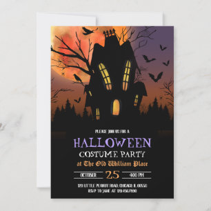 Haunted House Halloween Party Invitation