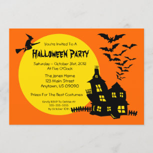 Haunted House Halloween Party Invitation