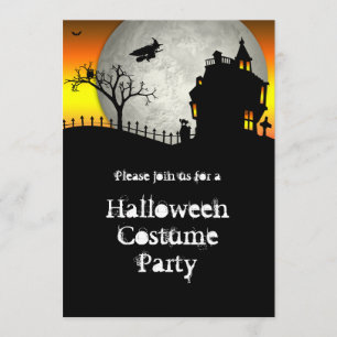Haunted House Halloween Party Invitation