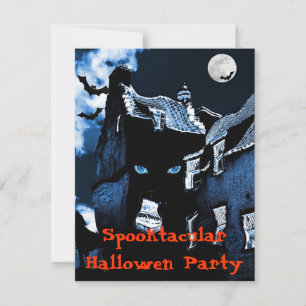 Haunted house Halloween party Invitation