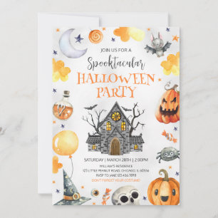 Haunted House Halloween Party Invitation
