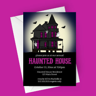 Haunted House Halloween Party Invitation
