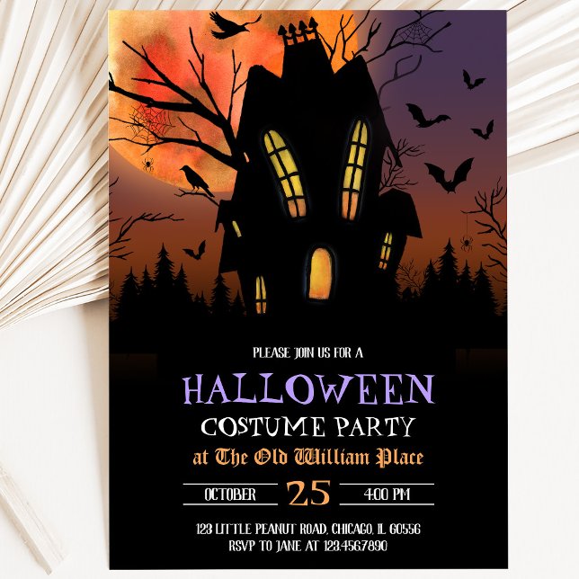 Haunted House Halloween Party Invitation (Creator Uploaded)