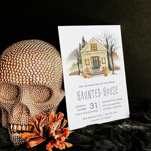 Haunted House Halloween Party Invitation (Creator Uploaded)