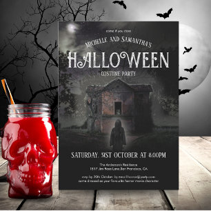 Haunted House Halloween Party Invitation