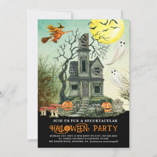 Haunted House Halloween Party Invitation