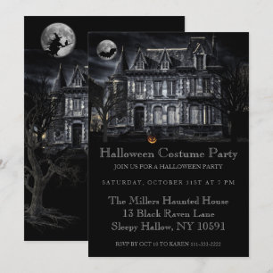 Haunted House Halloween Party Invitation