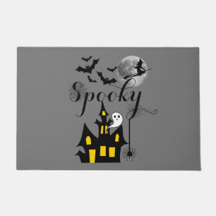 Haunted House Halloween Party Spooky Doormat