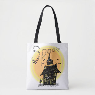 Haunted House Halloween Spooky  Tote Bag