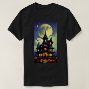 Haunted House Halloween T-Shirt