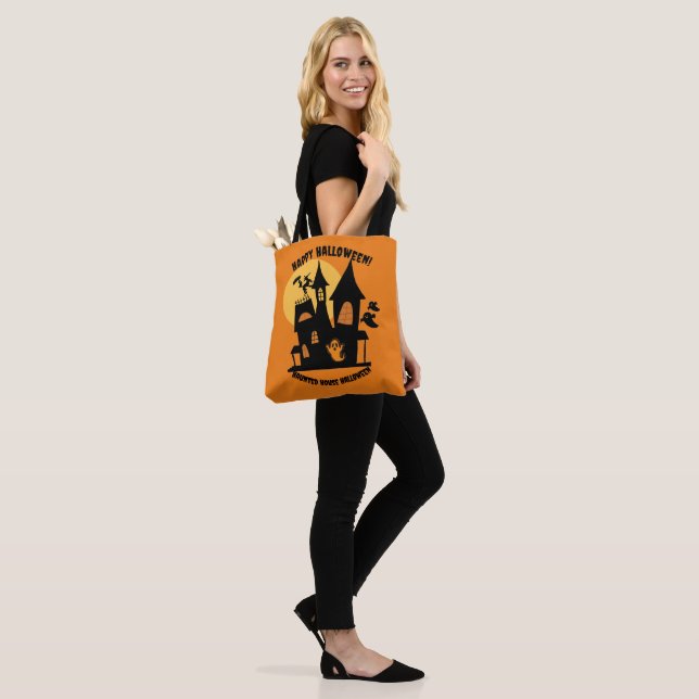 Haunted House Halloween  Tote Bag (On Model)