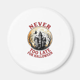 Haunted House Halloween Vintage Engraving Shirt_1 Magnet