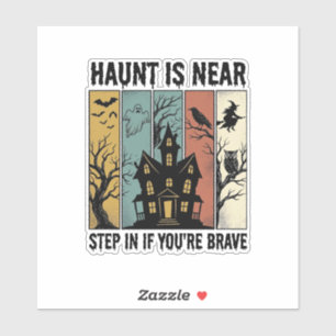 Haunted House Halloween Vintage Engraving Spooky D