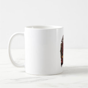 Haunted House Halloween Vintage Engraving Spooky N Coffee Mug