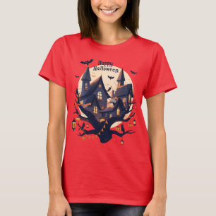 Haunted House “Happy Halloween” T-Shirt