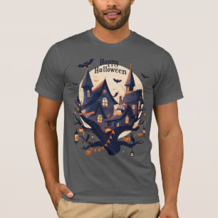 Haunted House “Happy Halloween” T-Shirt