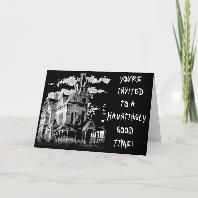 HAUNTED HOUSE INVITATION (Front)