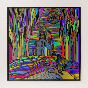 Haunted House Jigsaw Puzzle