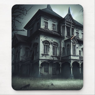 Haunted House Mouse Mat