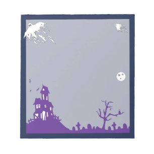 Haunted House Notepad
