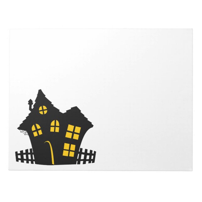 Haunted House Notepad (Front)