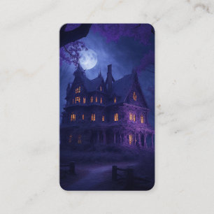 Haunted House on the Hill Bookmark Business Card