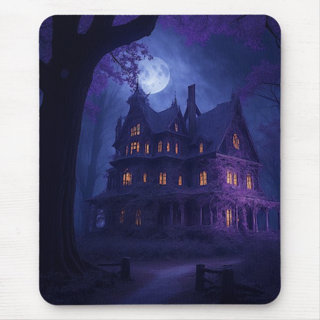 Haunted House on the Hill Mouse Mat (Front)