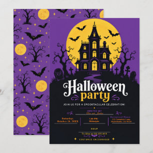 Haunted House Party Invitation