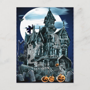 Haunted House Postcard