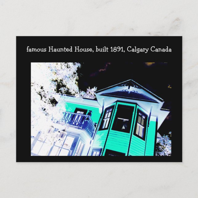 Haunted House Postcard (Calgary, Canada) (Front)