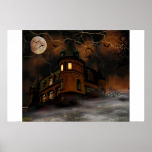 Haunted house poster
