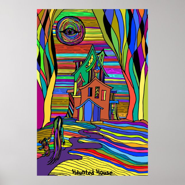 Haunted House Poster (Front)