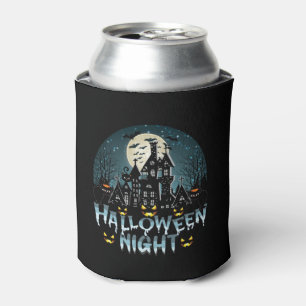 Haunted House, Scary Halloween Night Can Cooler