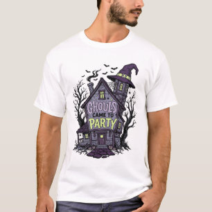 Haunted House Shirt Cute Spooky Party Halloween De